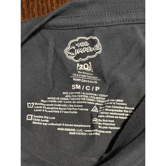 20th Television Matt Groening THE SIMPSONS Men’s S Homer's Donuts t-shirt tee - Picture 3 of 14